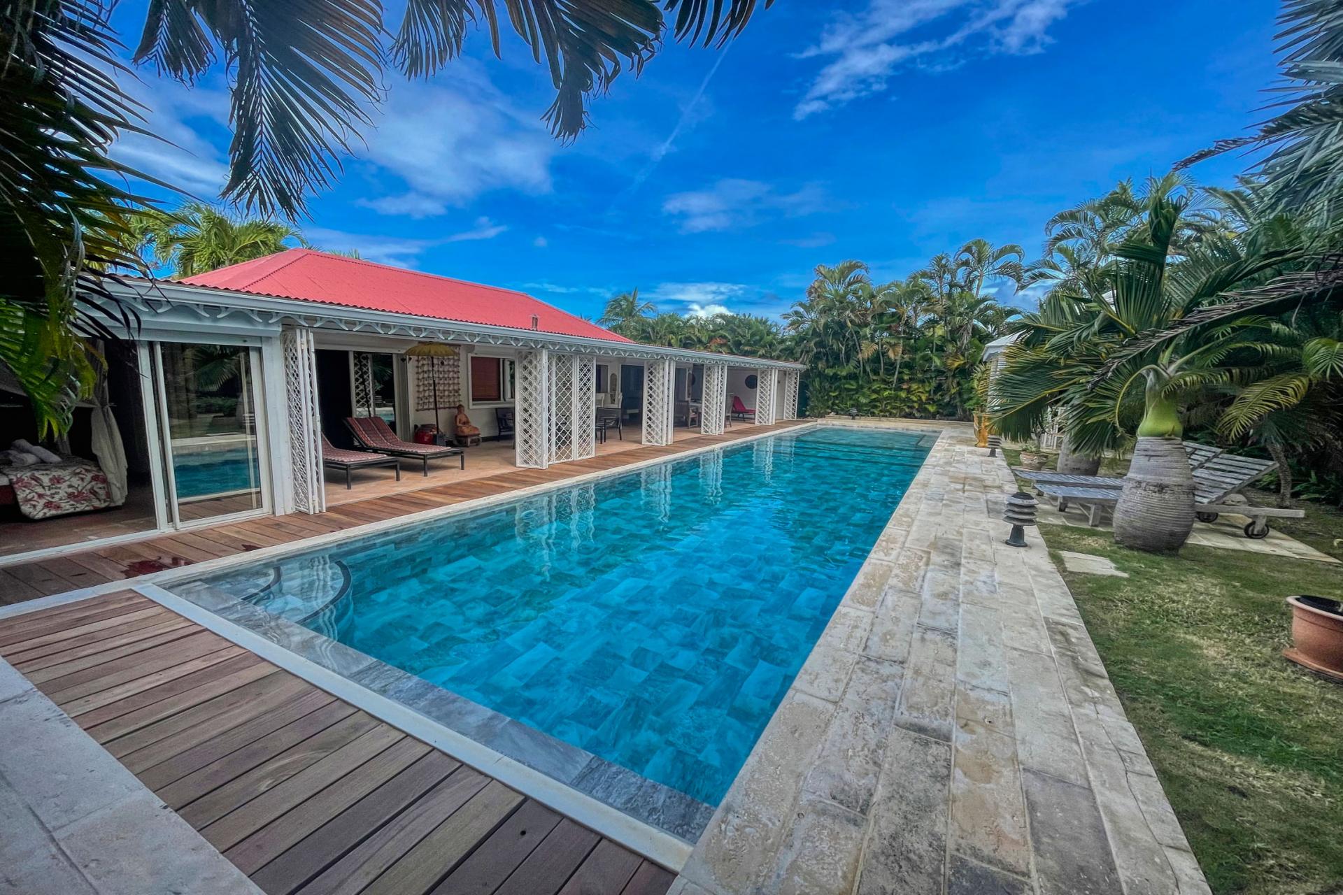 1.Location villa piscine Saint François Guadeloupe_vue d'ensemble